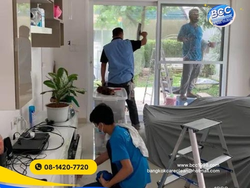 รับทำความสะอาดบ้านเก่าก่อนเข้าอยู่